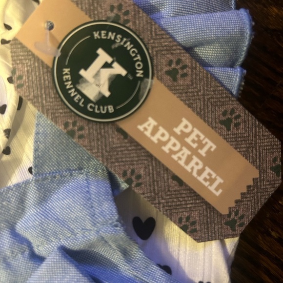 NEW Kensington Kennel Club super cute bow tie romper with heart print, Small - Picture 5 of 5